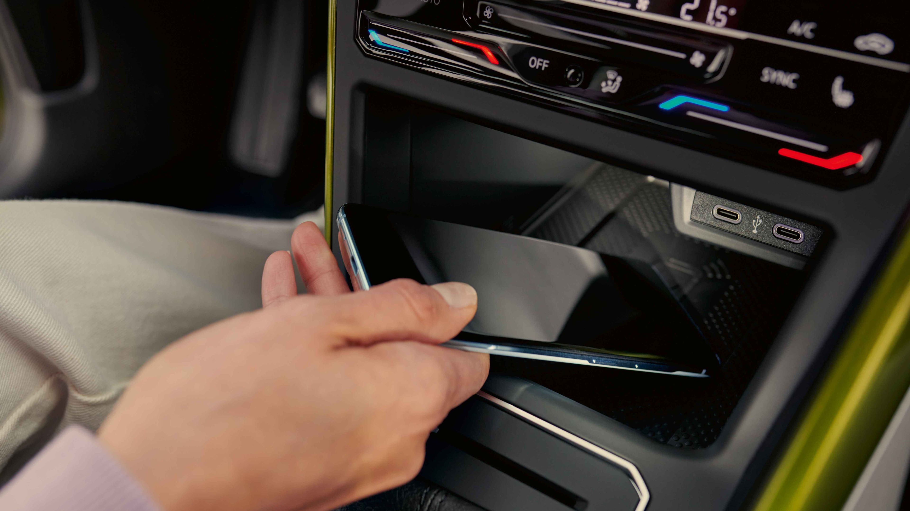 Volkswagen Taigo: USB-C porty