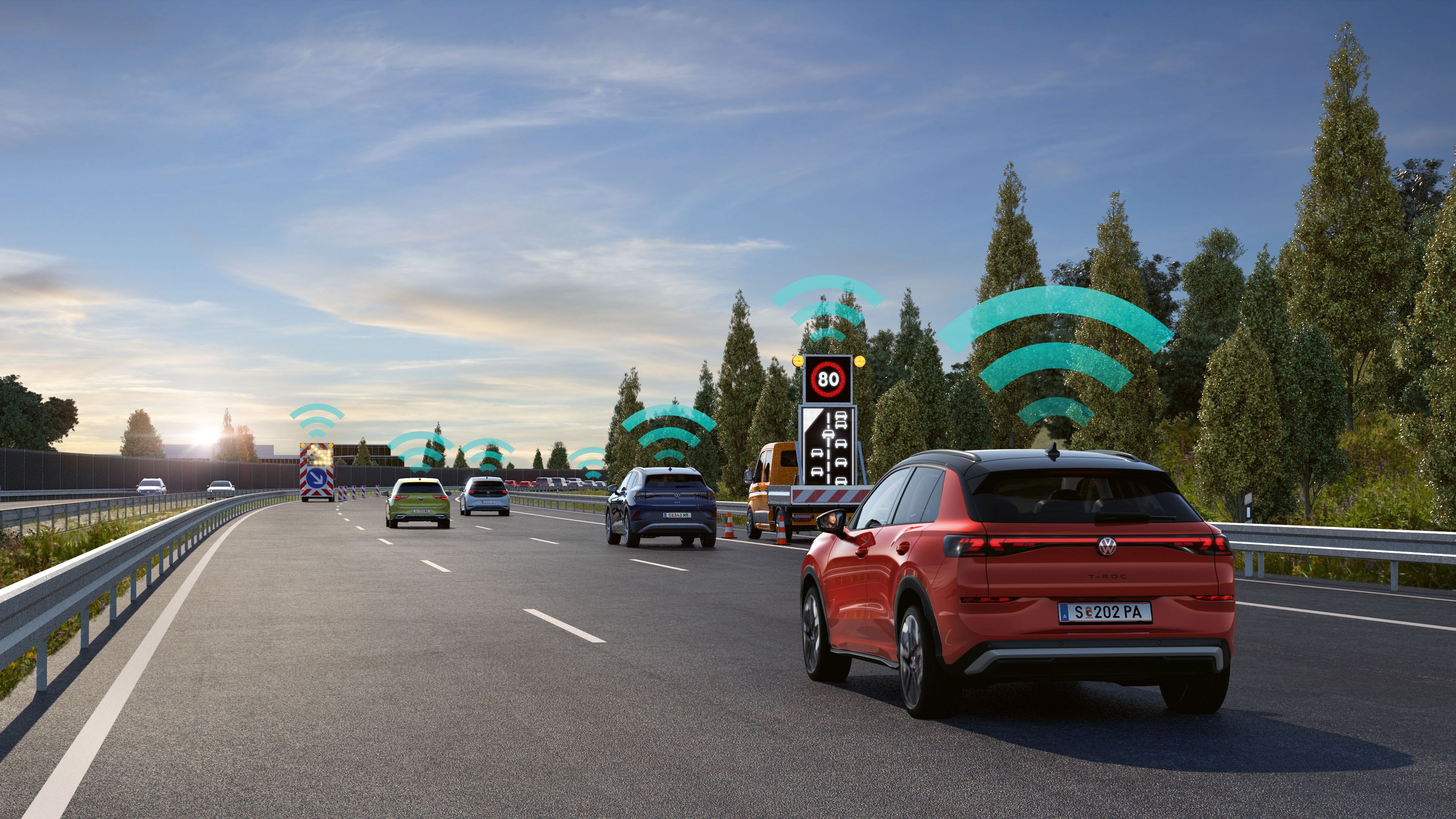 Volkswagen T-Roc – systém Car2X