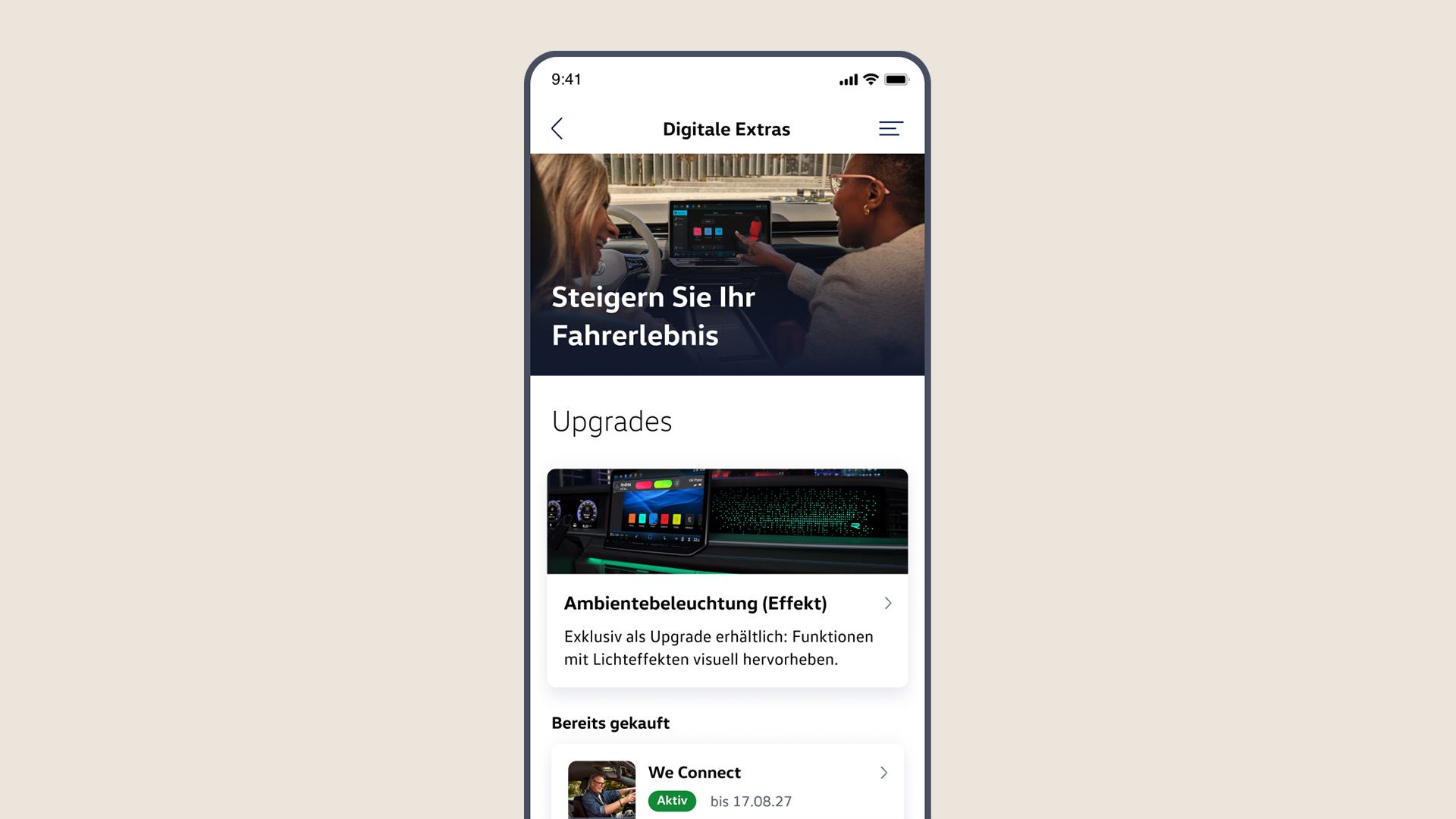 Volkswagen Aplikace Aktualizace