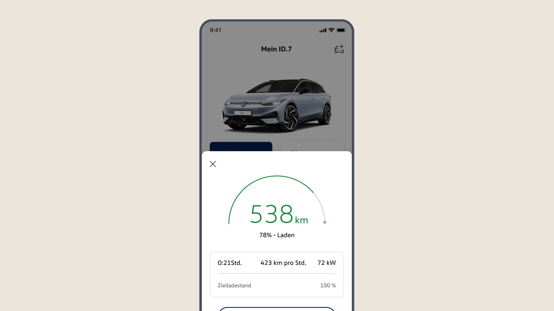 VW App Dojezd