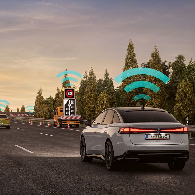 Systém varování před nebezpečím (Car2X) Volkswagen