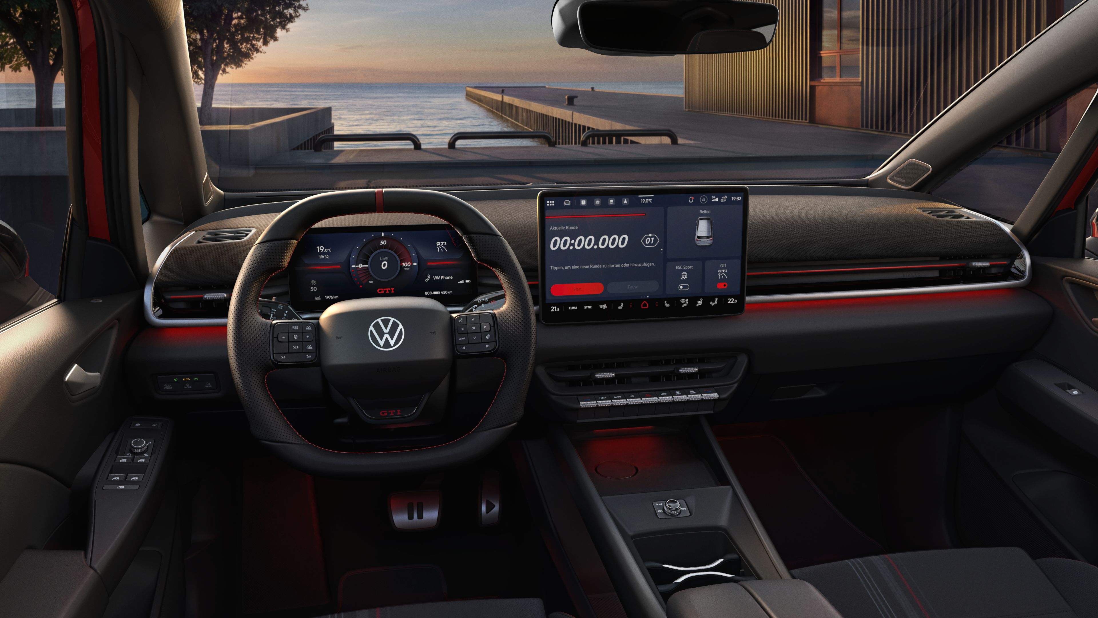 [AI-modified] – ID.3 GTI interiér