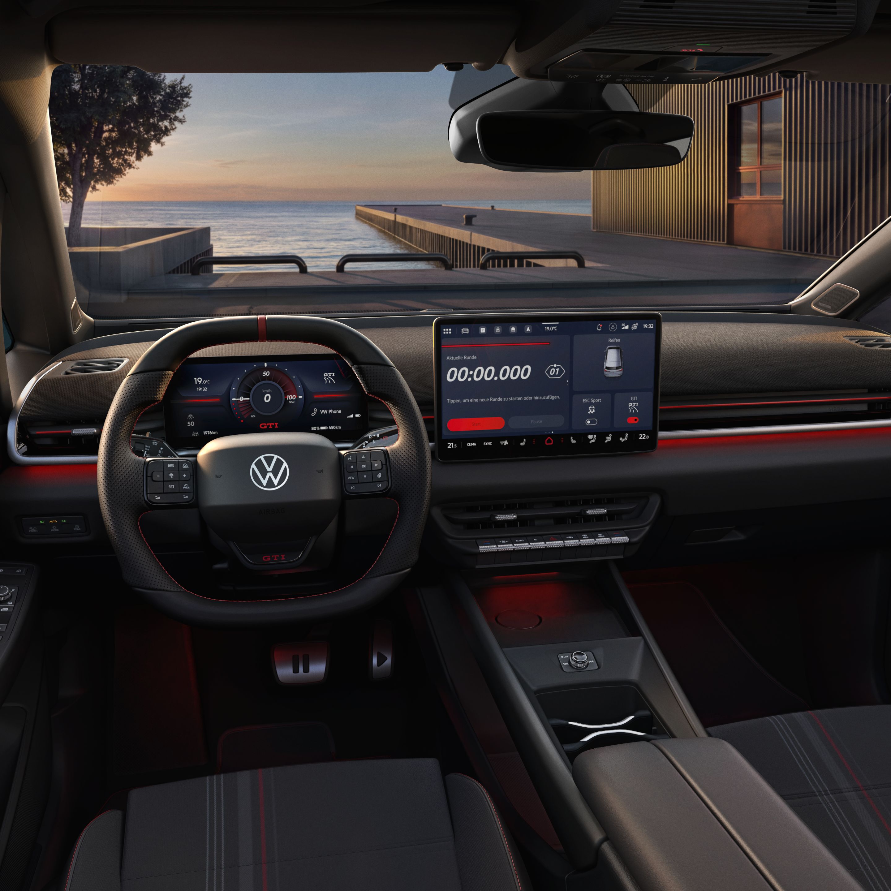 [AI-modified] – ID.3 GTI interiér