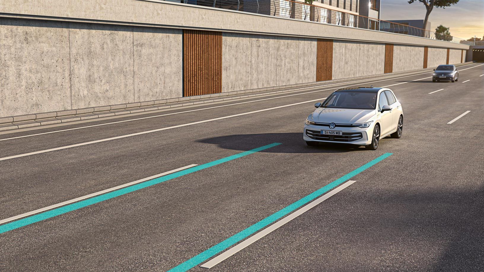 Volkswagen Golf: Lane Assist