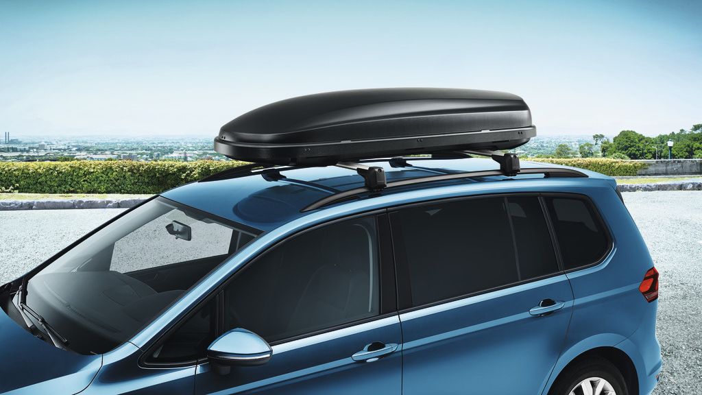 Namontovaný střešní box Volkswagen 
