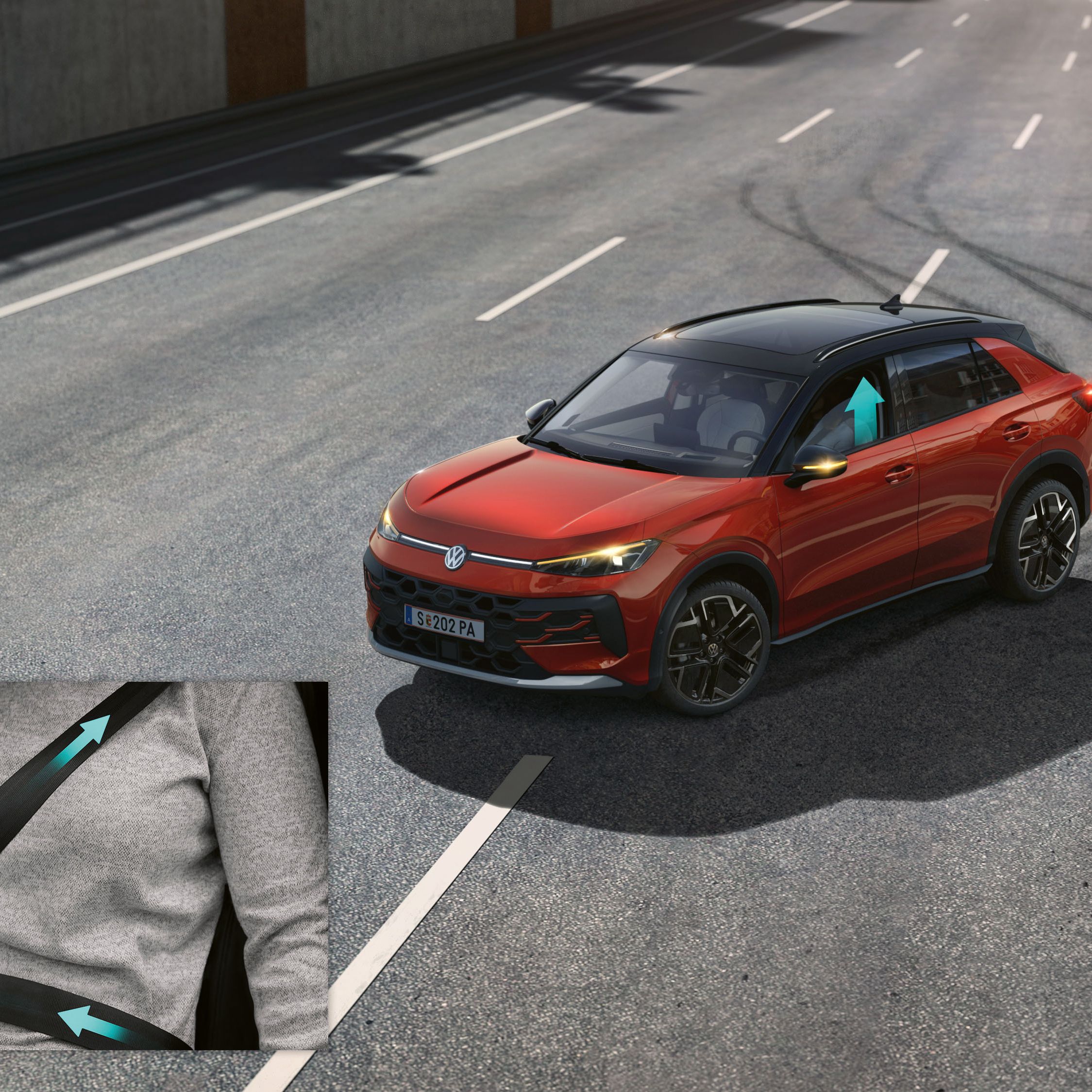 Volkswagen T-Roc – systém proaktivní ochrany cestujících