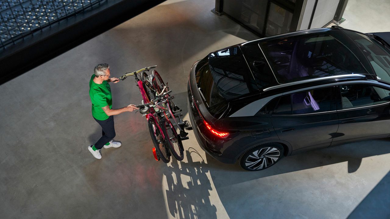 Nosič jízdních kola Volkswagen na tažném zařízení