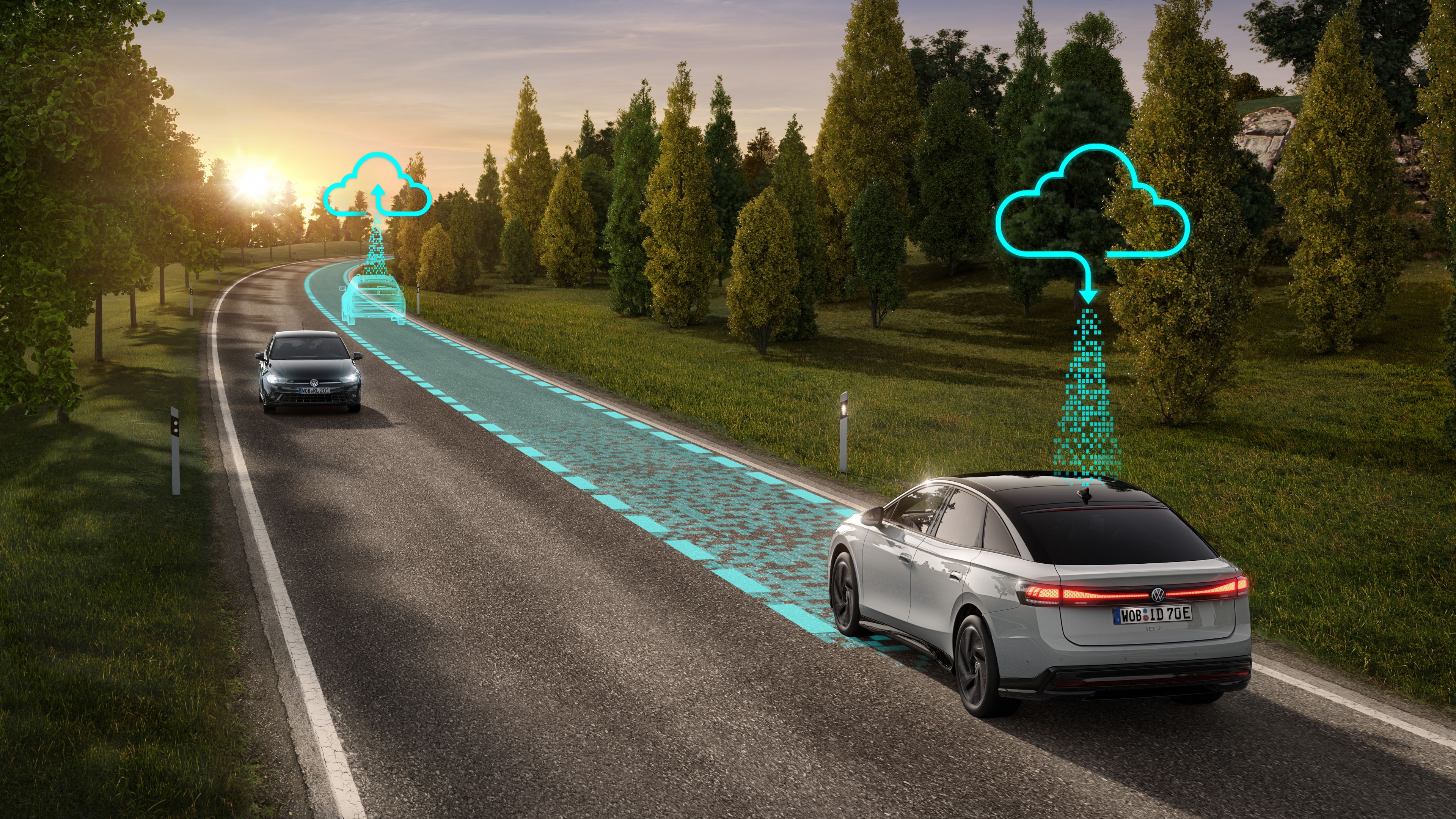 Connected Travel Assist ve voze Volkswagen