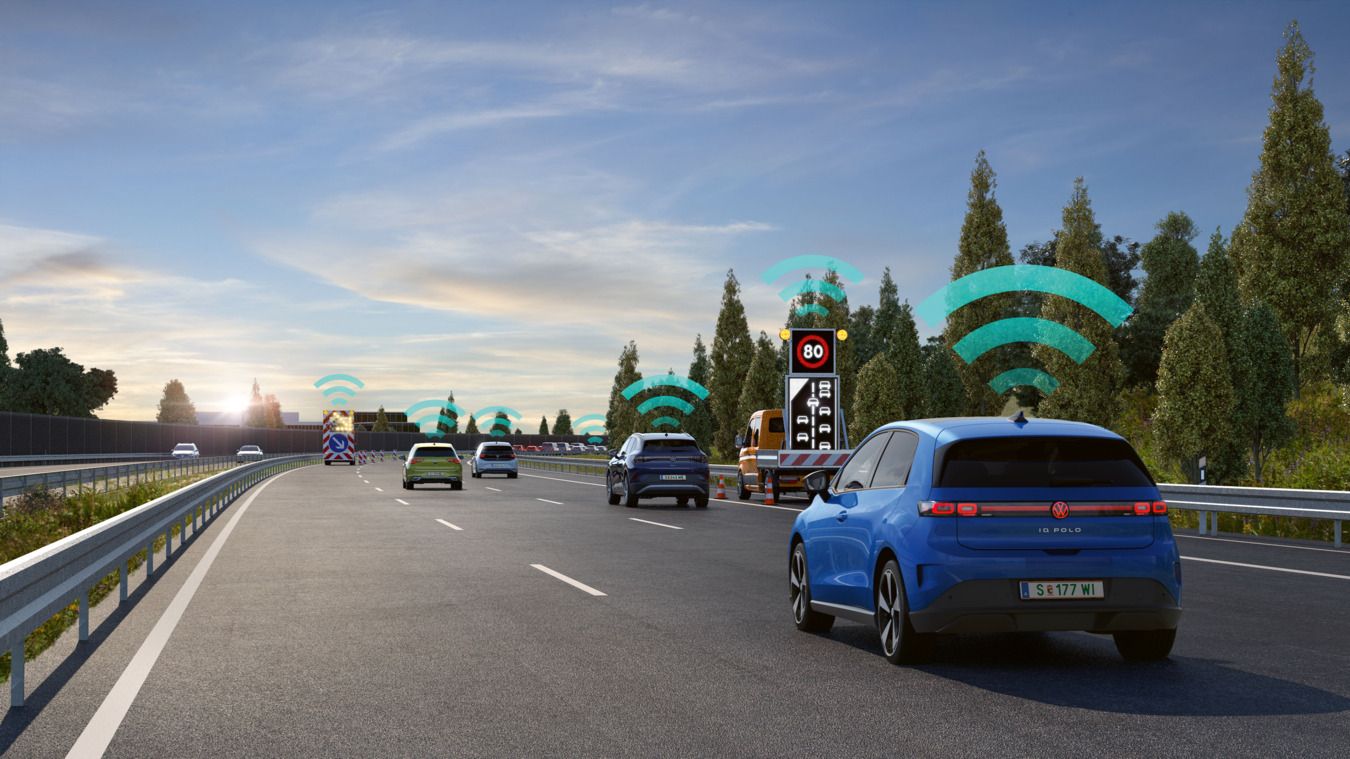 Volkswagen ID. Polo - Varování před nebezpečím (Car2X)