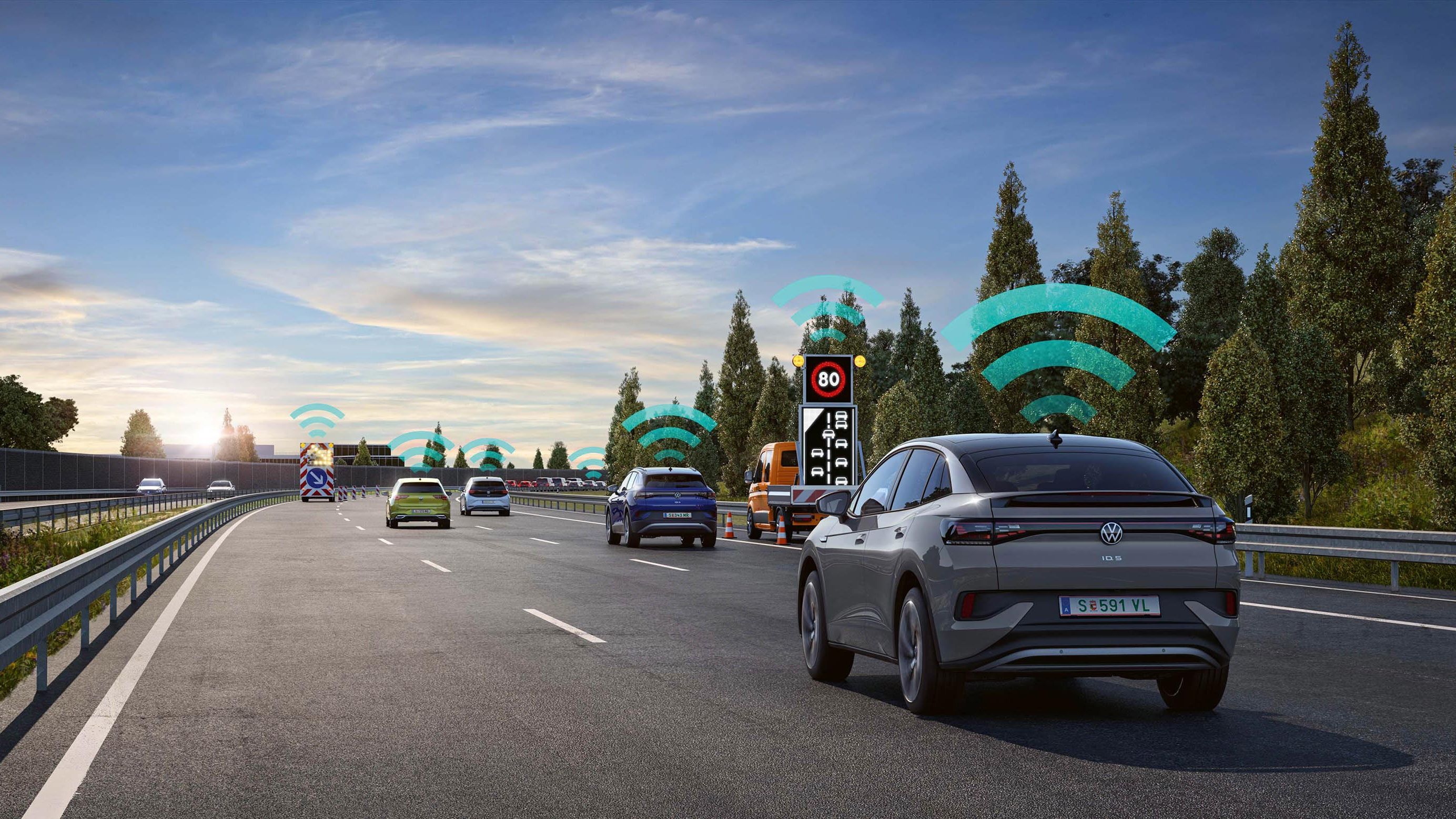 Volkswagen: Systém varování před nebezpečím (Car2X) 