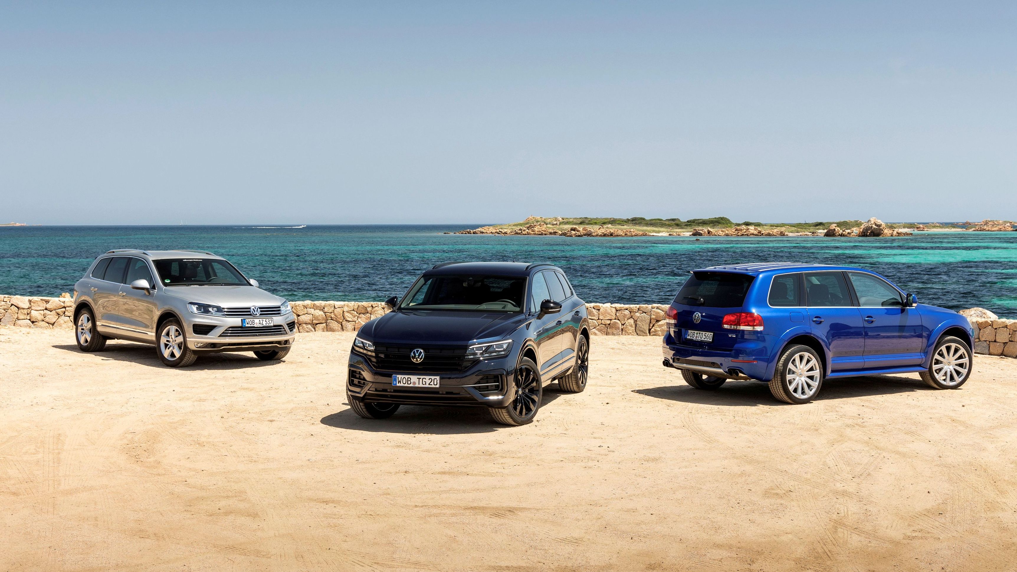 VW Touareg tři generace