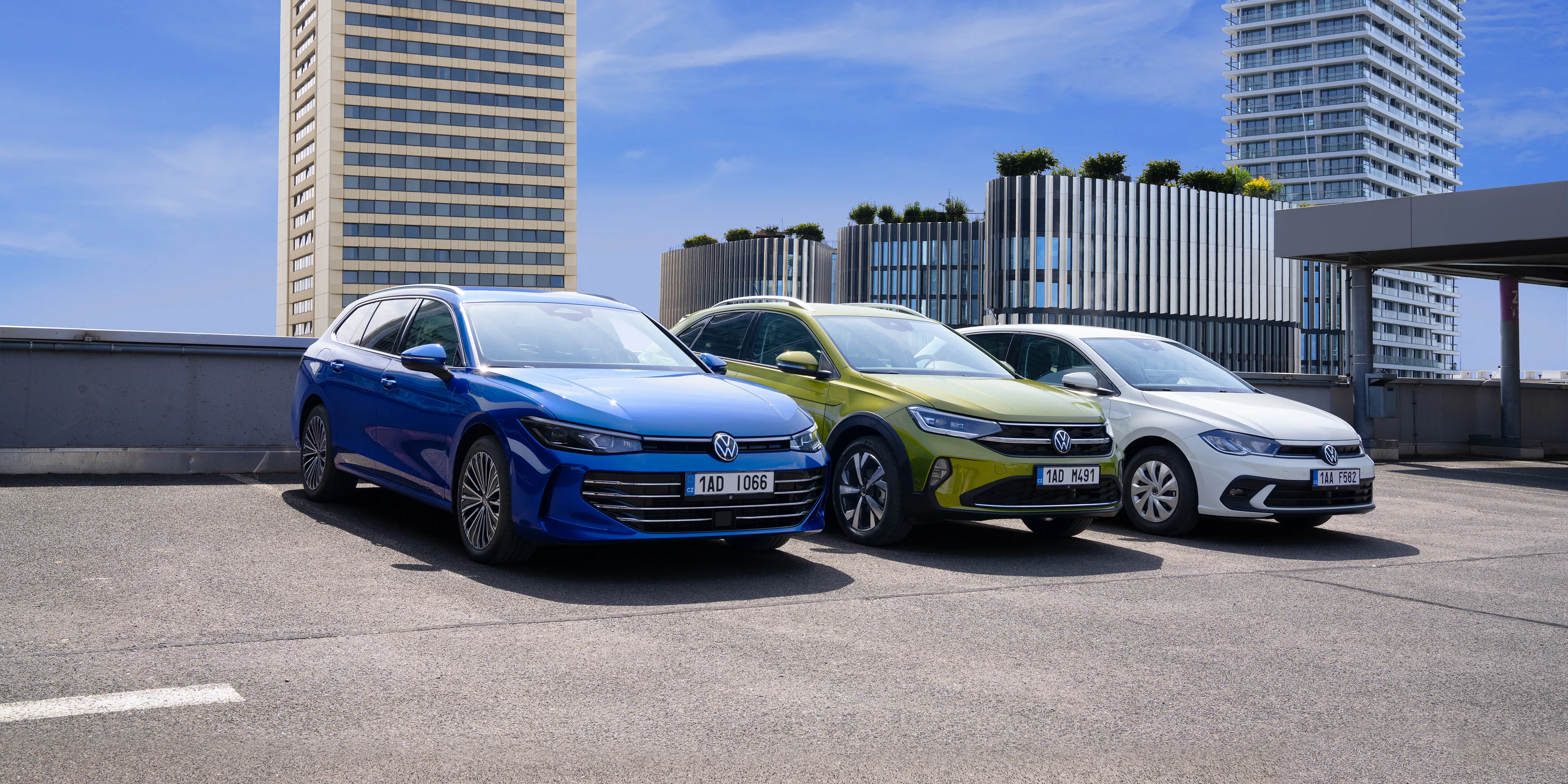 Vozy Volkswagen Limited - Passat, Taigo, Polo