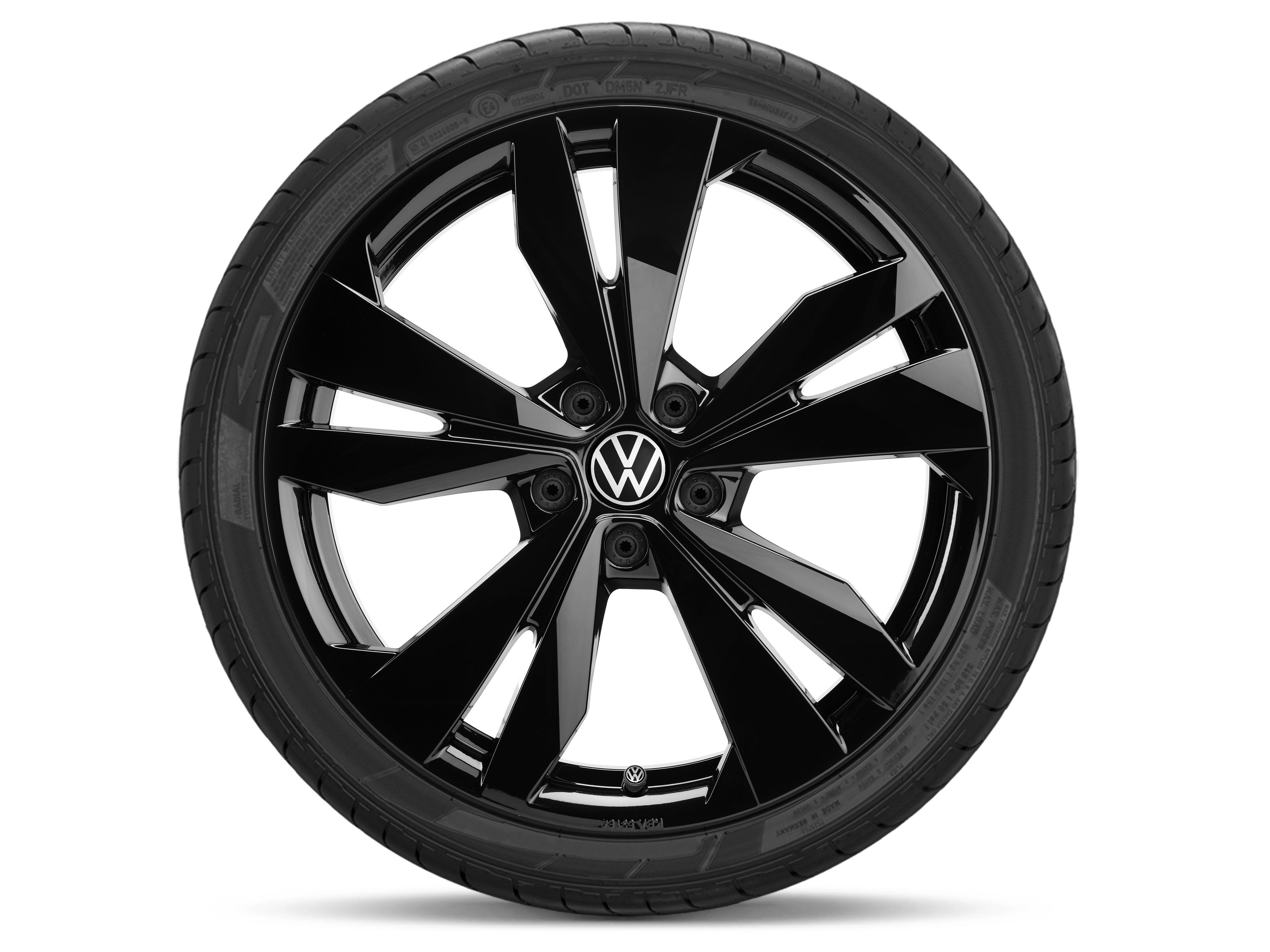Kompletní zimní kolo Volkswagen Loen v černé barvě