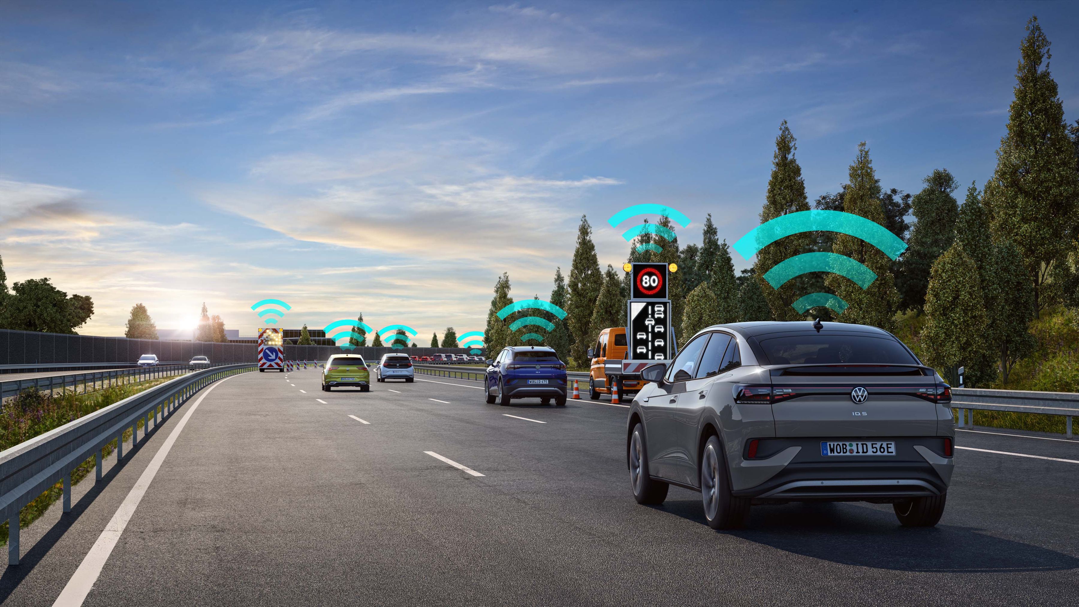 Volkswagen: Systém varování před nebezpečím (Car2X) 