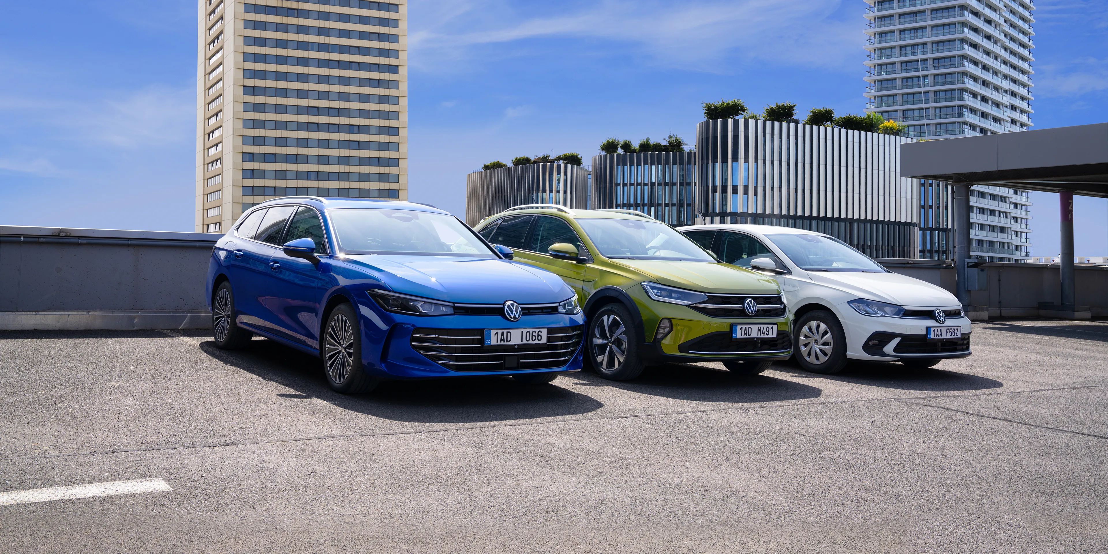 Vozy Volkswagen Limited - Passat, Taigo, Polo