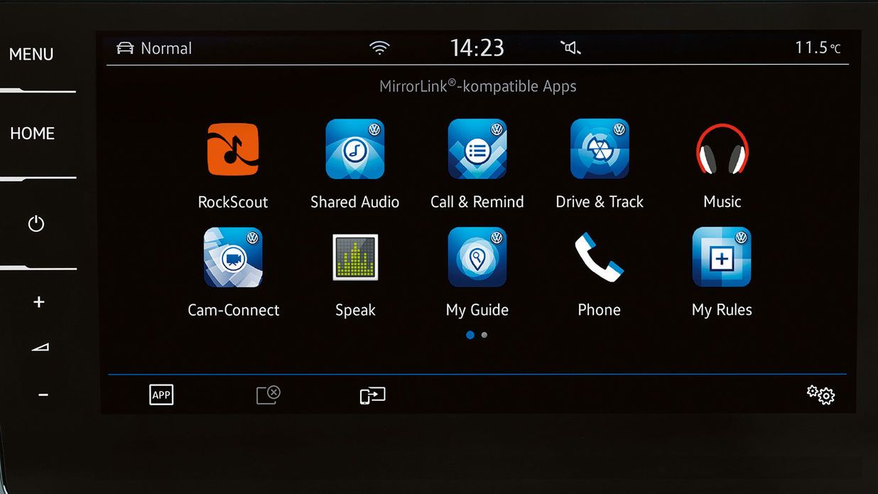 Volkswagen Touran: App-Connect