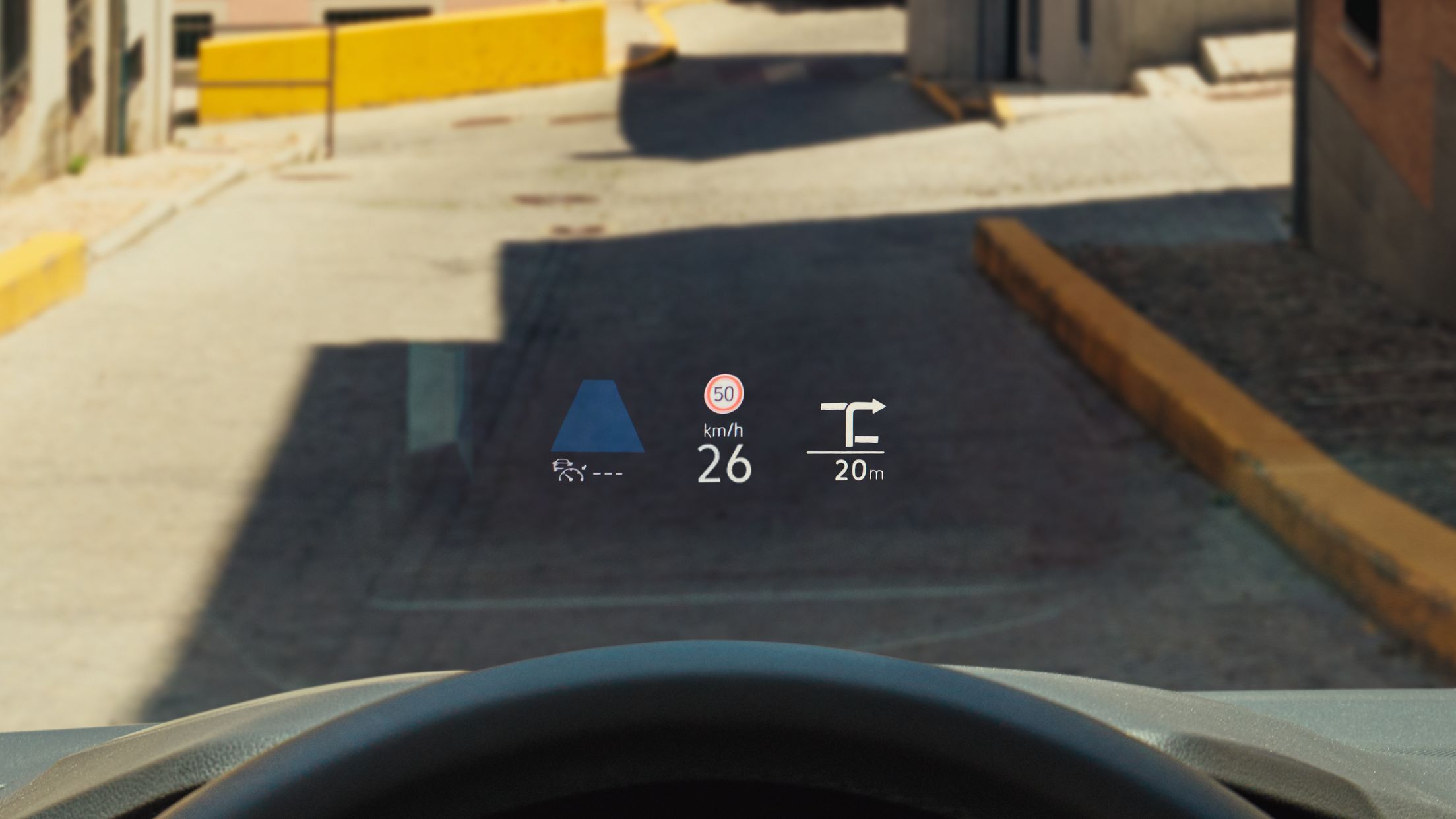 Volkswagen Golf: Head-up displej