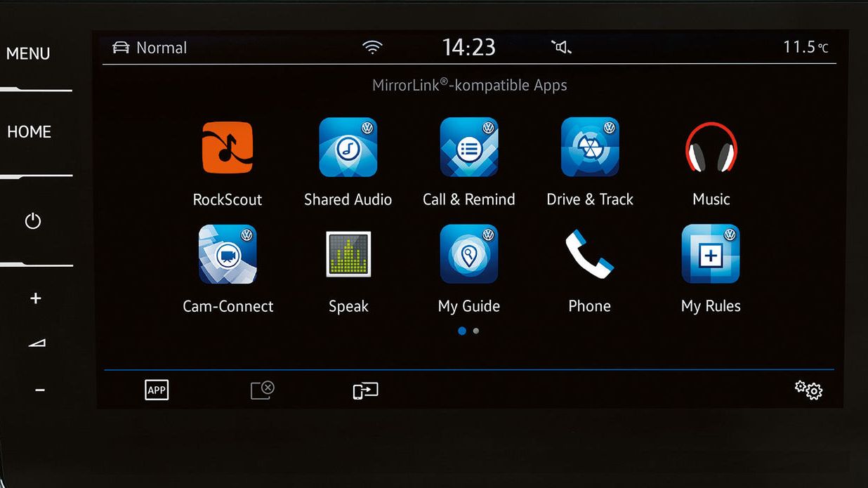 Volkswagen Touran: App-Connect