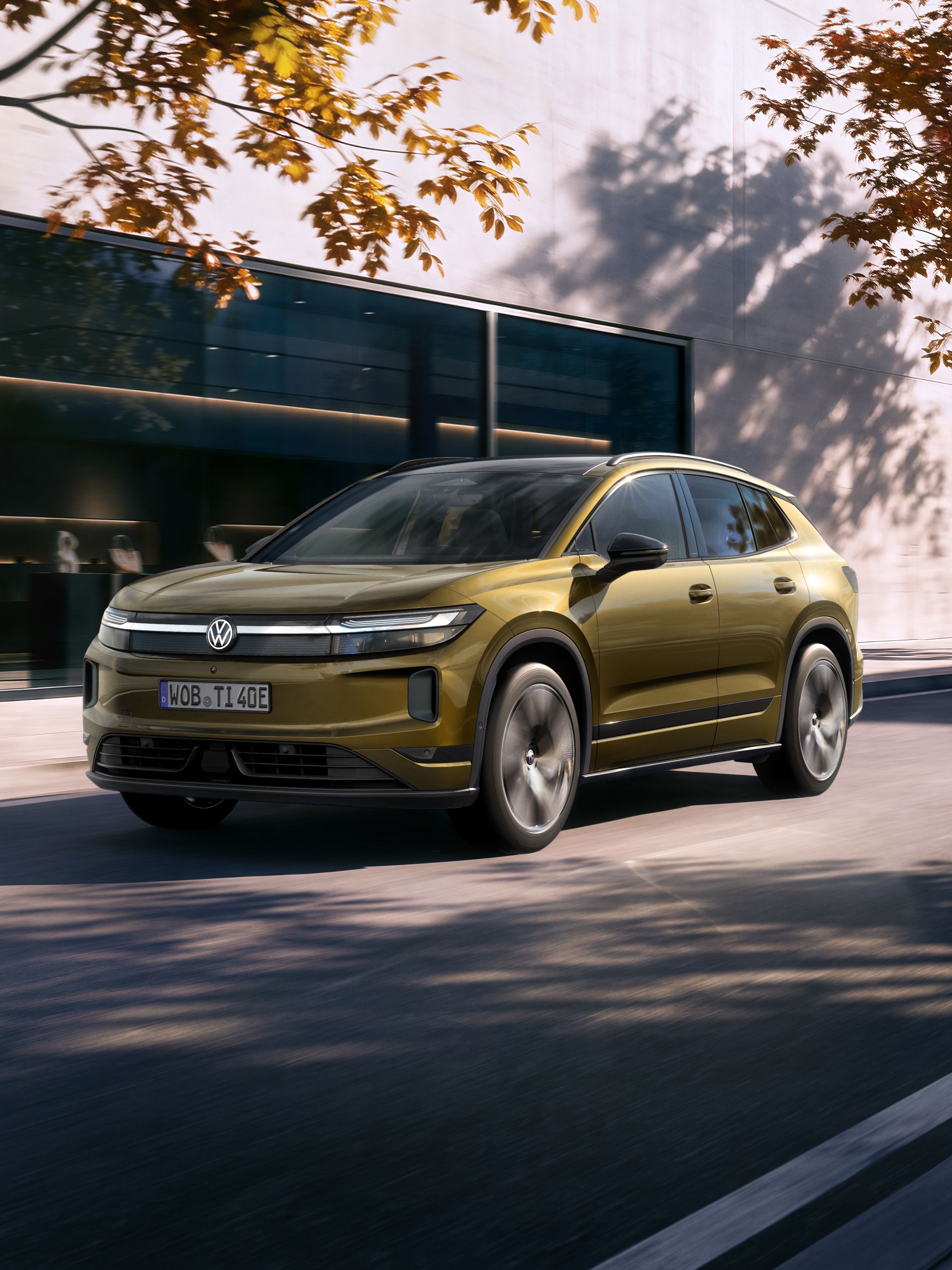 Čistě elektrický Volkswagen ID. Tiguan zepředu