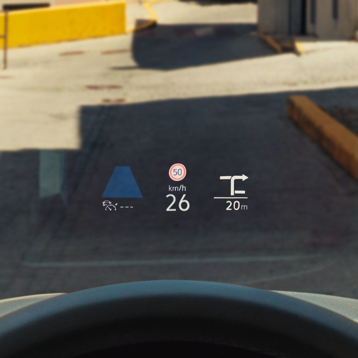 Volkswagen Golf: Head-up displej