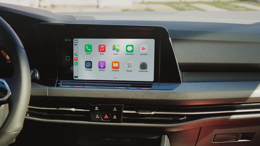 App Connect ve voze Volkswagen Golf