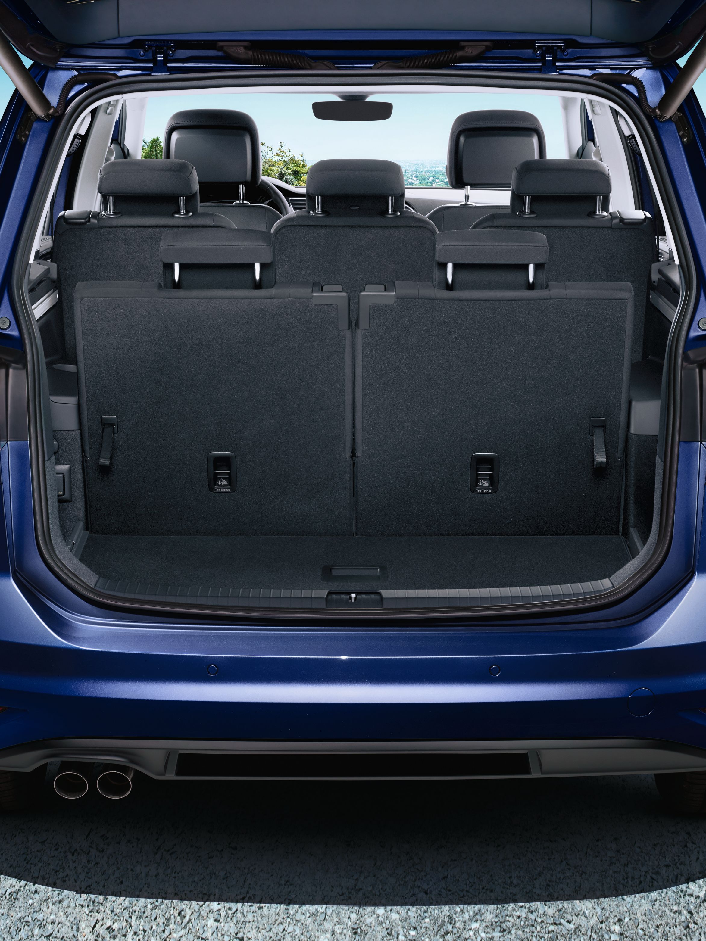 Volkswagen Touran: Interiér, zavazadlový prostor