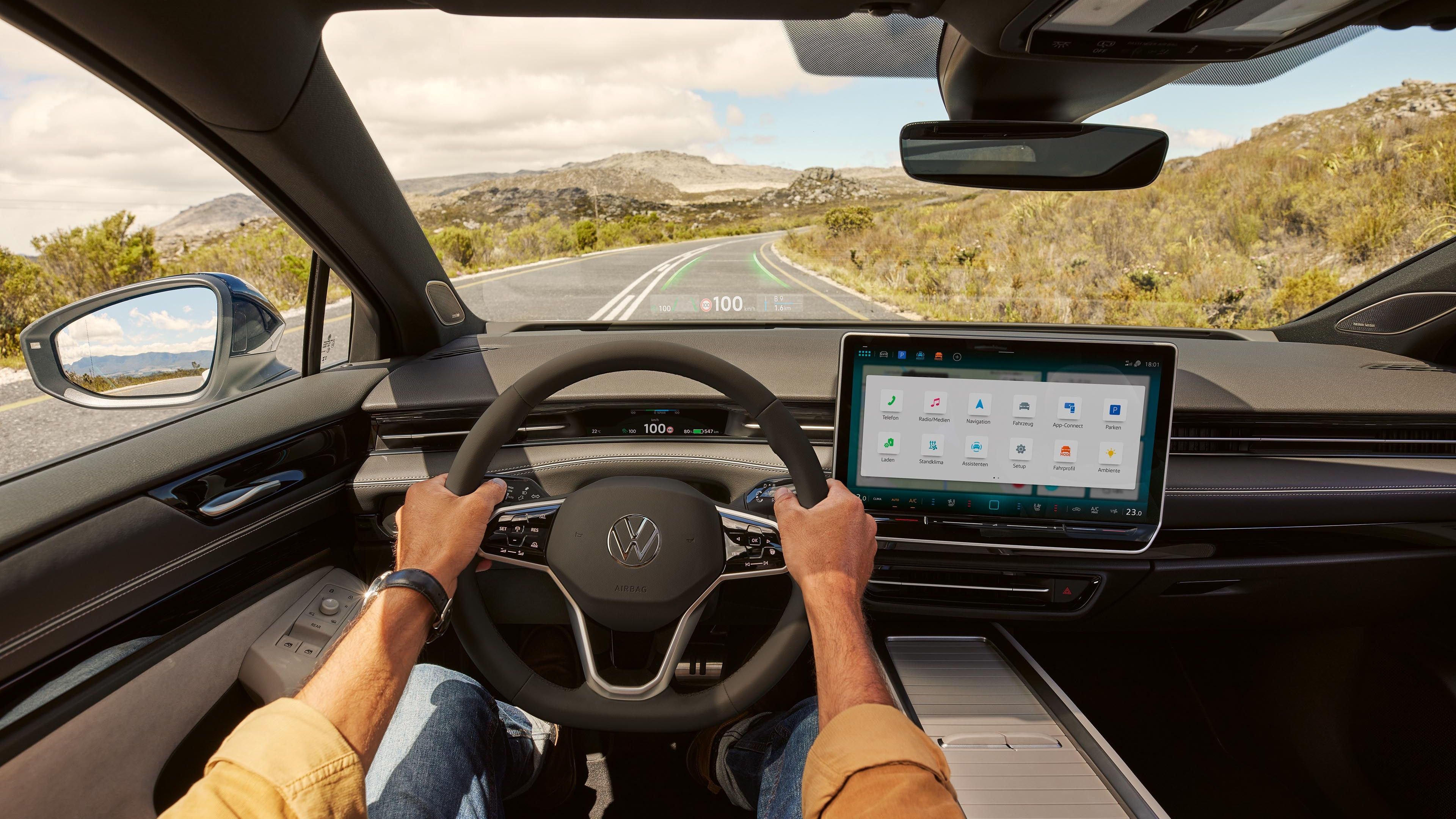 Volkswagen ID.7: AR Head-up displej