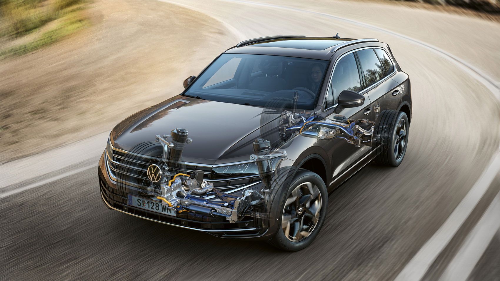 Volkswagen Touareg: Systém aktivní stabilizace naklánění